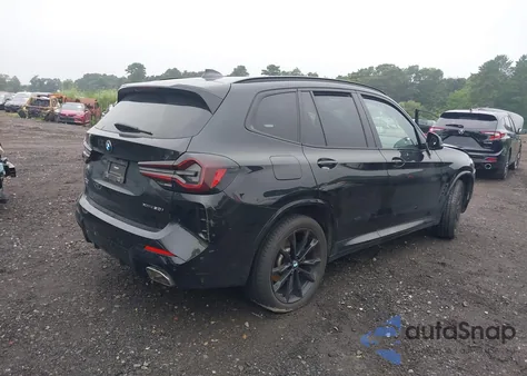 2022 BMW X3 xDrive30I z USA, uszkodzony, nr VIN 5UX53DP05N9L12715
